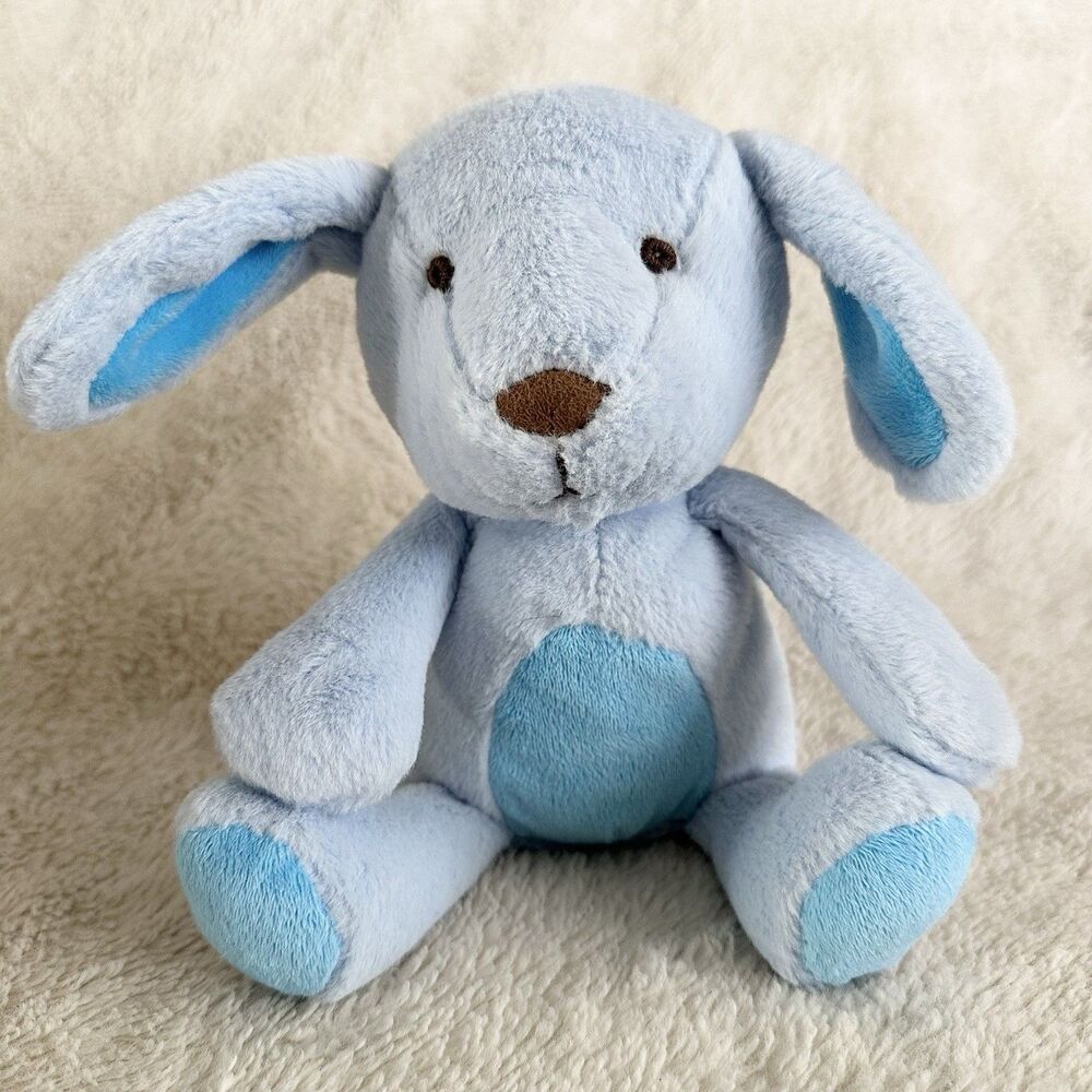 Animal Adventure Blue Dog Puppy Bunny Plush 10” Stuffed Toy 2012 Target